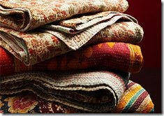 HANDPICKED IN INDIA KANTHA THROWS 717